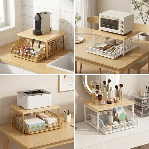Multi-Purpose Countertop Storage Rack – Maximize Your Space & Stay Organized