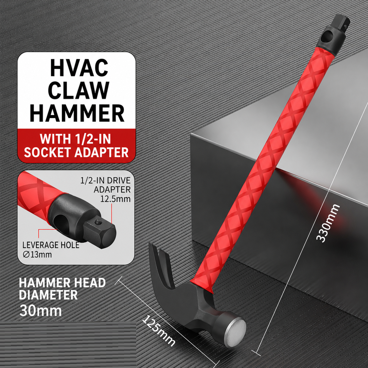 Multi-Functional Claw Hammer with Socket Wrench