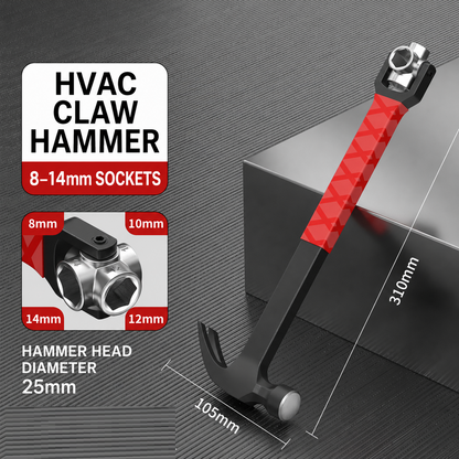 Multi-Functional Claw Hammer with Socket Wrench
