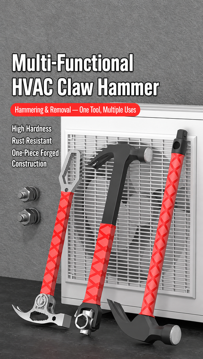 Multi-Functional Claw Hammer with Socket Wrench