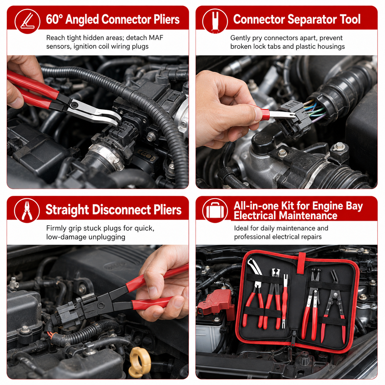 5PCS Automotive Electrical Connector Disconnect Tool Kit