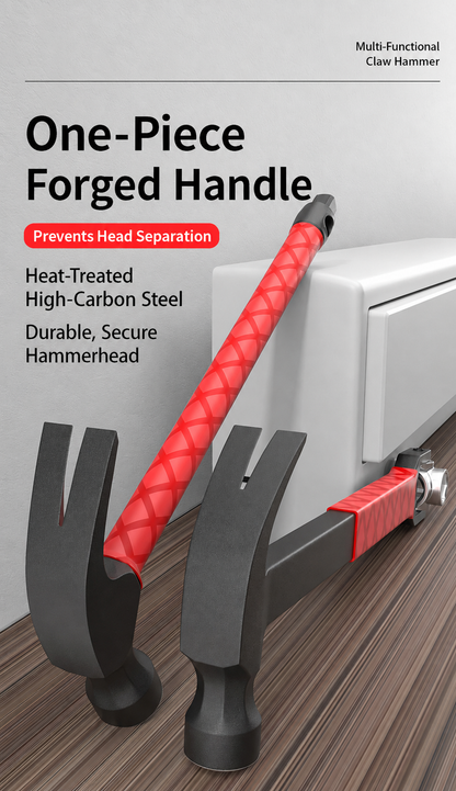 Multi-Functional Claw Hammer with Socket Wrench