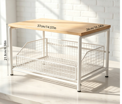 Multi-Purpose Countertop Storage Rack – Maximize Your Space & Stay Organized