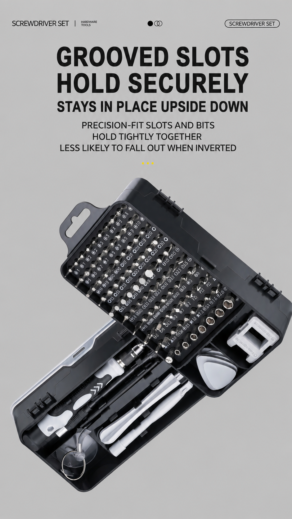 115 in 1 Precision Magnetic Screwdriver Set