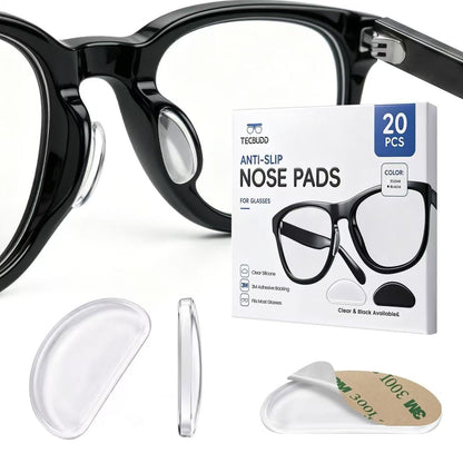 Complete Eyeglass Repair Kit with Anti-Slip Silicone Nose Pads