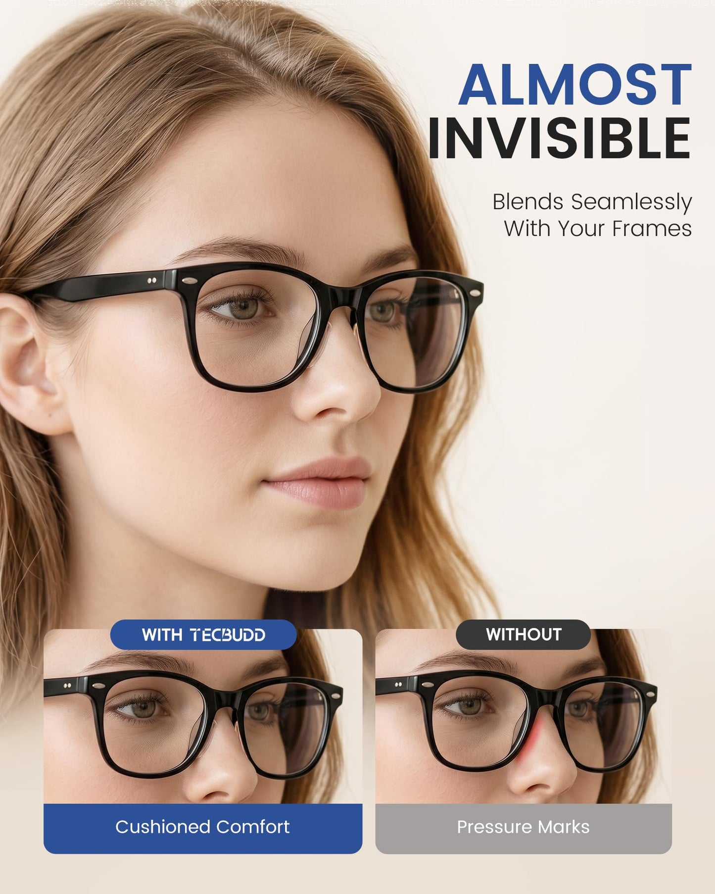 Complete Eyeglass Repair Kit with Anti-Slip Silicone Nose Pads