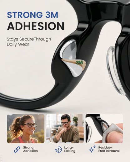 Complete Eyeglass Repair Kit with Anti-Slip Silicone Nose Pads