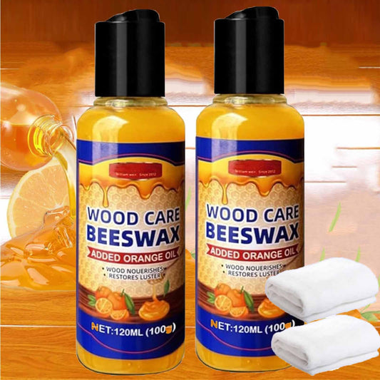 Natural Beeswax Wood Restoration Spray + FREE Premium Microfiber Towel【Free Shipping】